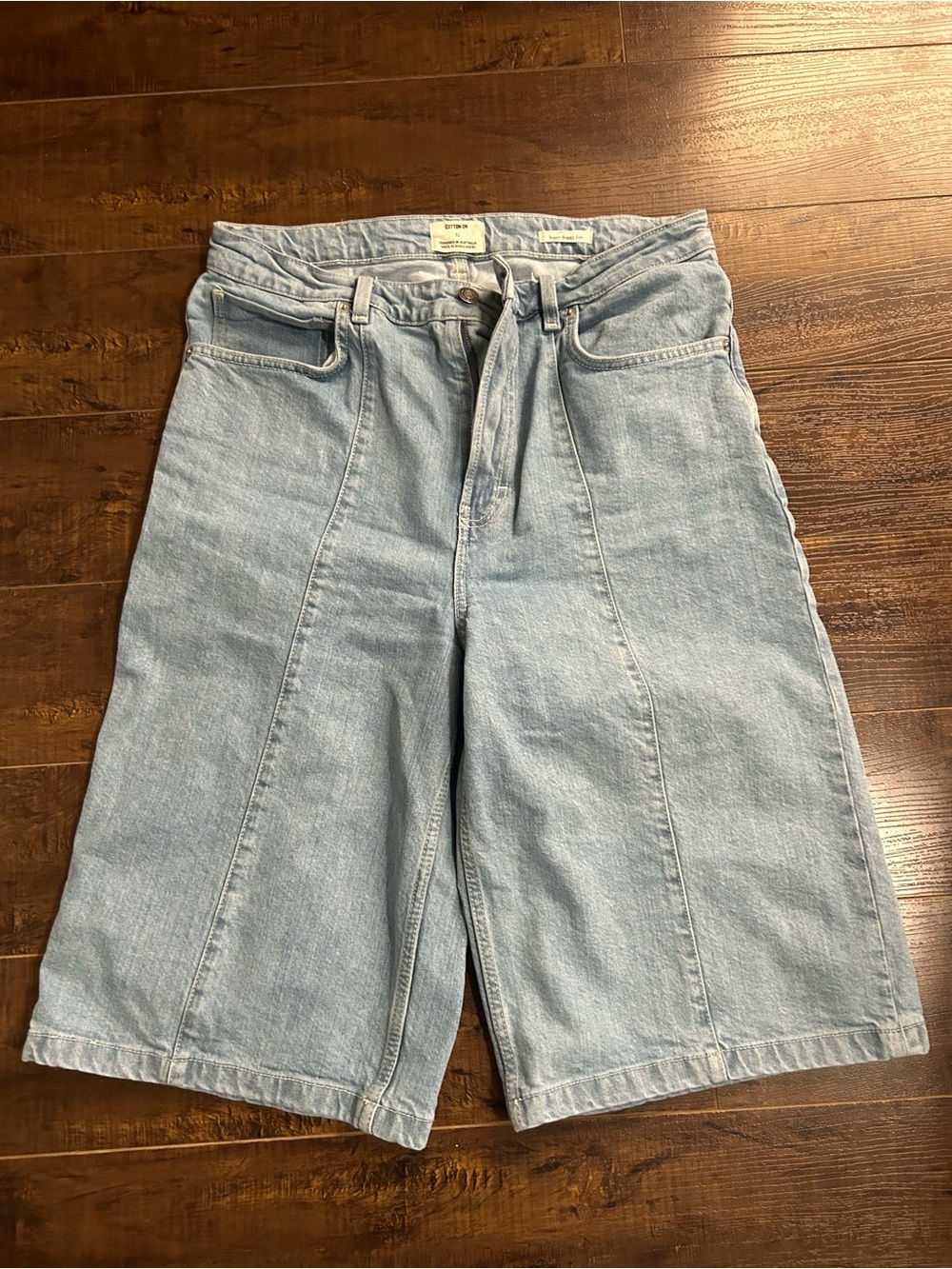 Light Wash Denim Shorts
